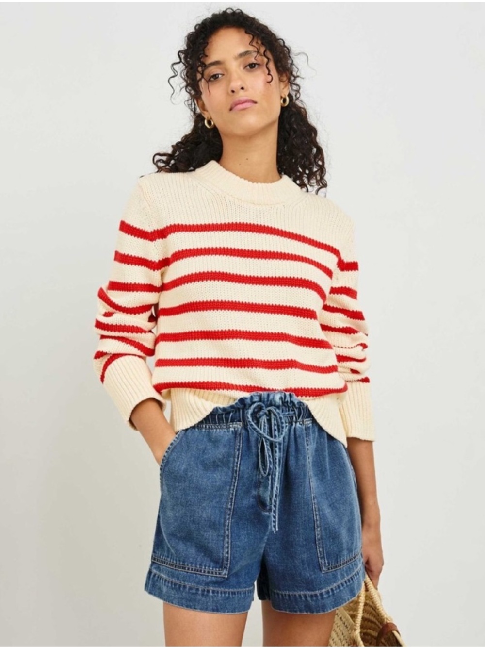 Rails Alise Sweater Cherry Stripe